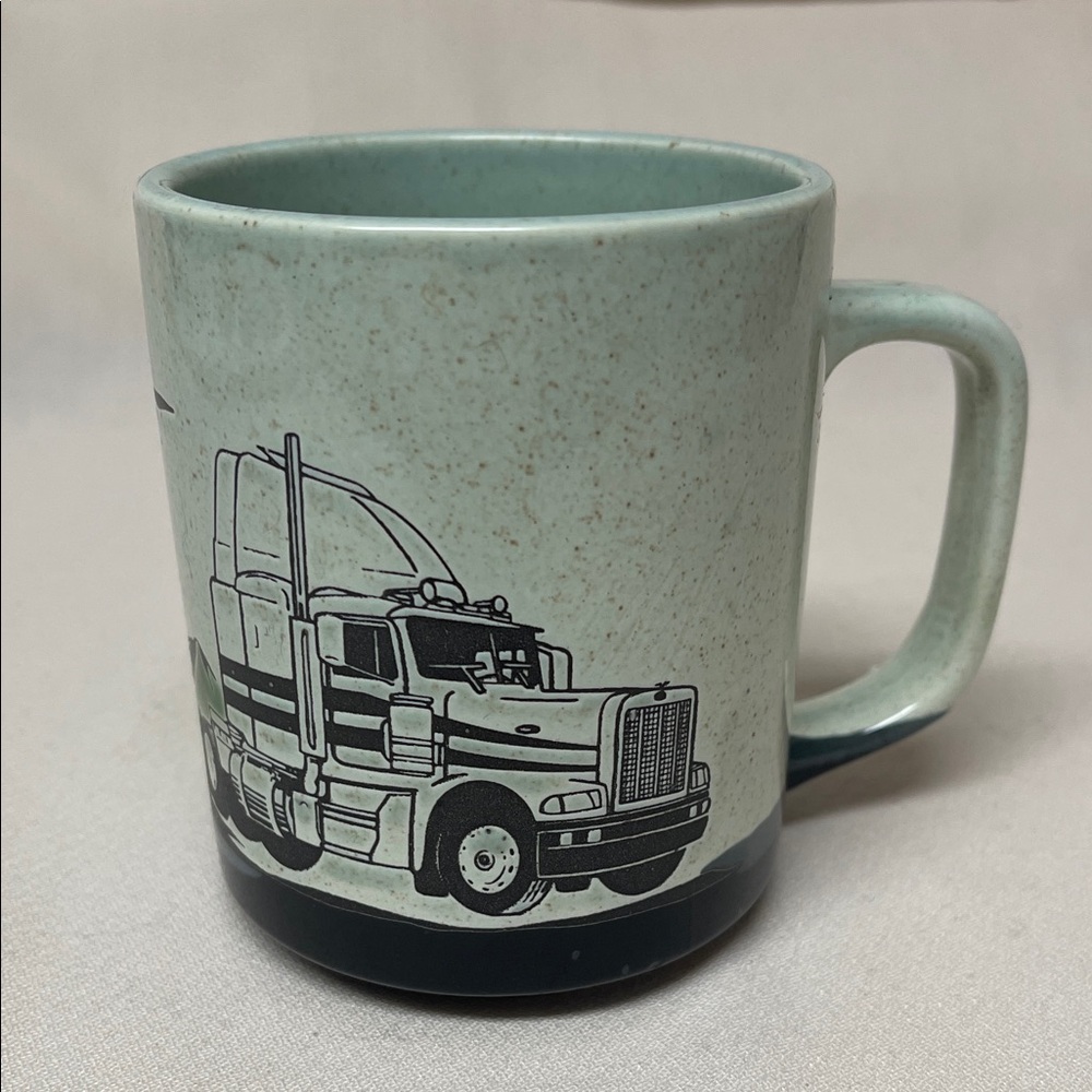 Vintage Truck Design Speckled Mug